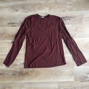 Standard James Perse Long Sleeve Crewneck Pullover